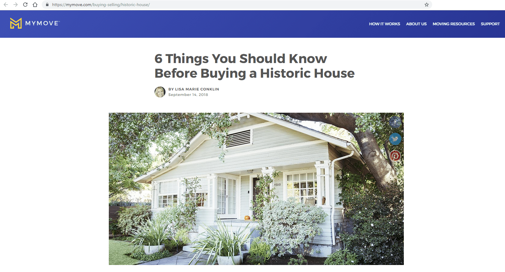MY MOVE: 6 Things You Should Know Before Buying a Historic House