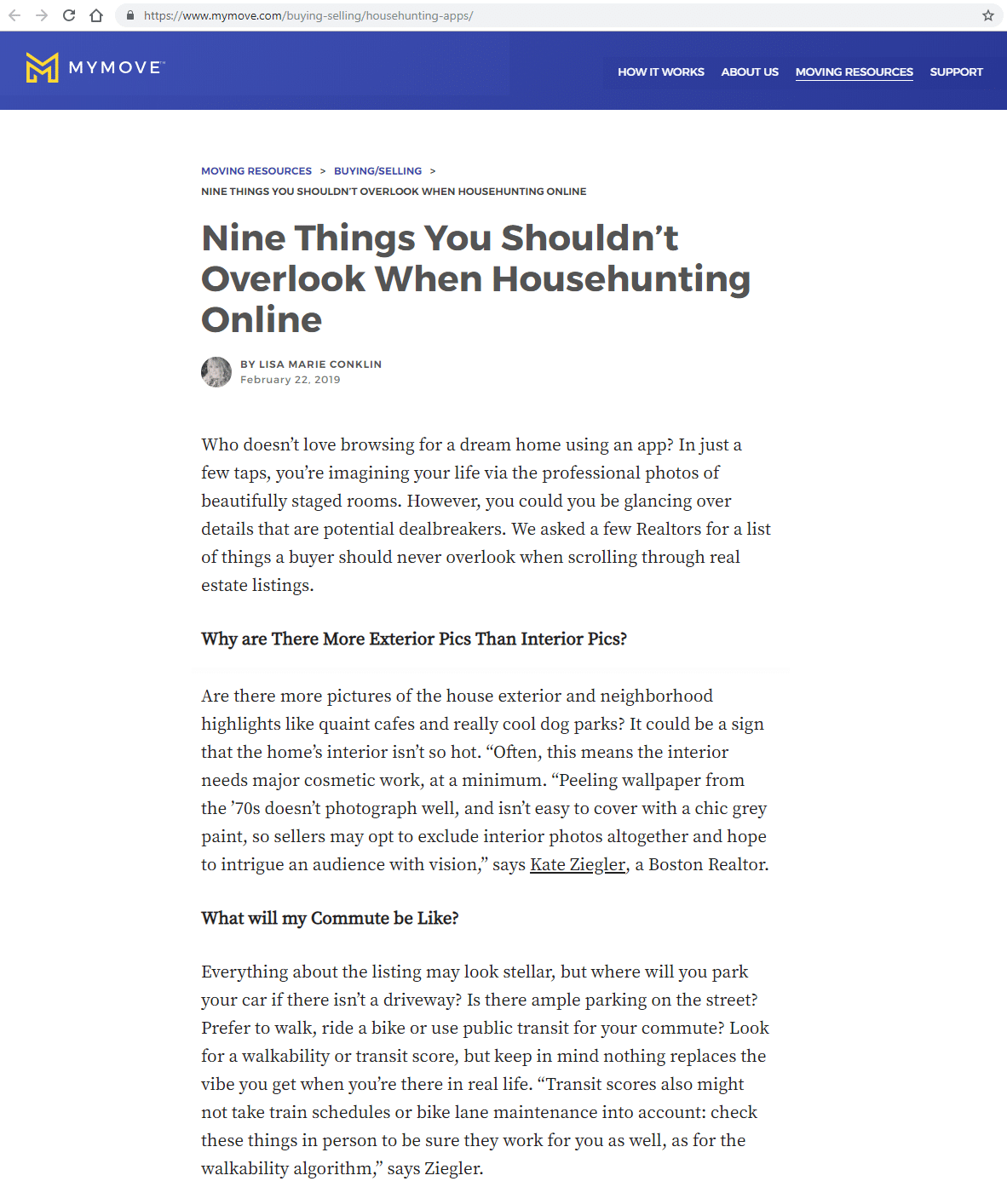 MY MOVE: Nine Things You Shouldn’t Overlook When Househunting Online