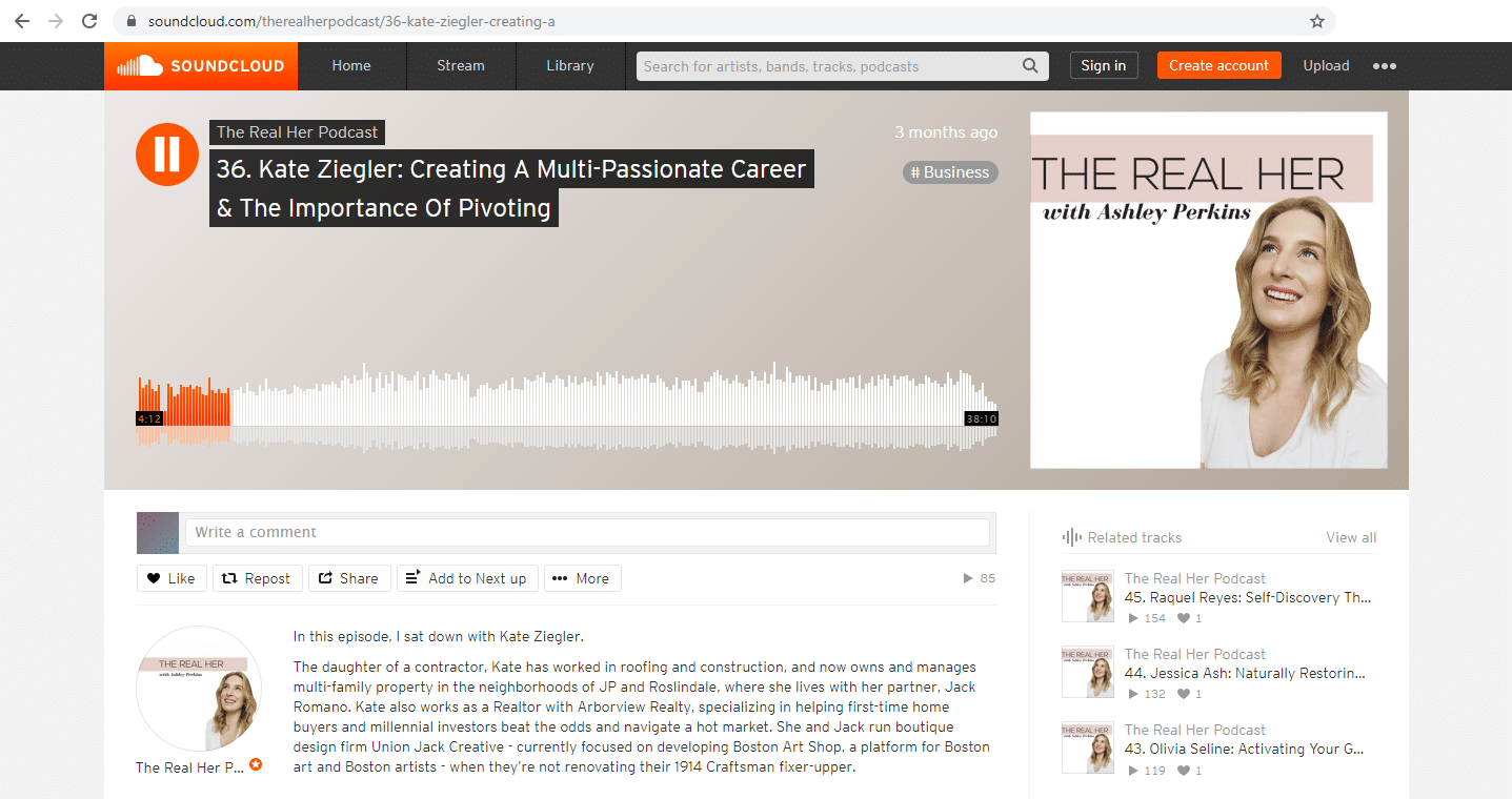 THE REAL HER PODCAST: Creating A Multi-Passionate Career & The Importance Of Pivoting