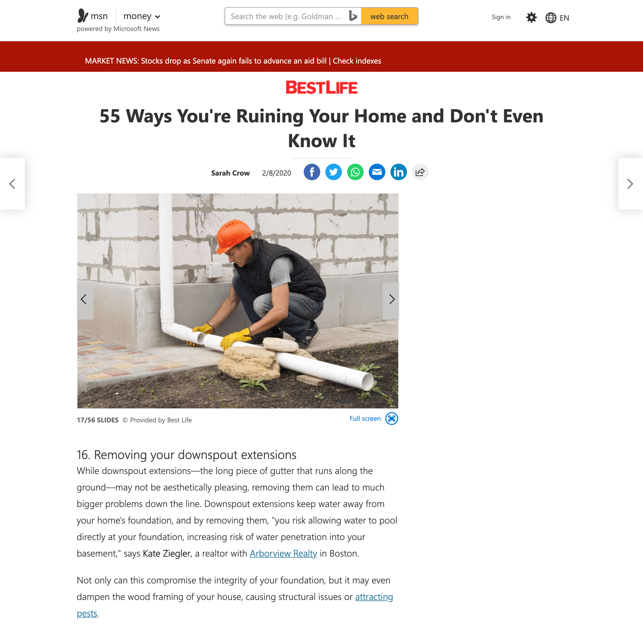 MSN: 55 Ways You’re Ruining Your Home and Don’t Even Know It